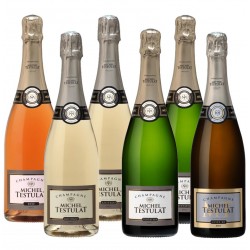 Champagne Michel Testulat : Coffret La Raffinée